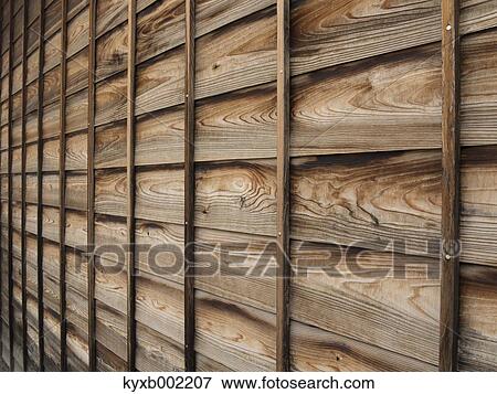 Wooden wall View Large Photo Image Stock Photo - Wooden wall. Fotosearch