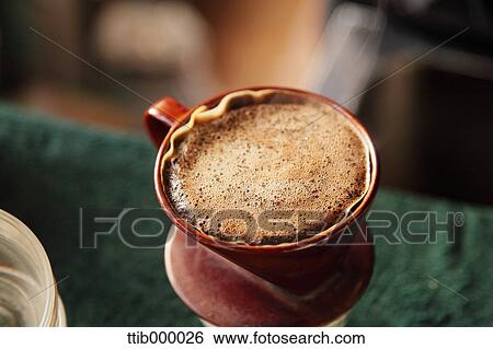 Stock Photograph - Coffee Dripper. Fotosearch