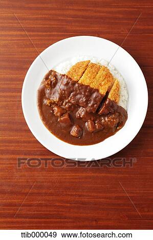 Curry And Rice View Large Photo Image Stock Photo - Curry And Rice. Fotosearch