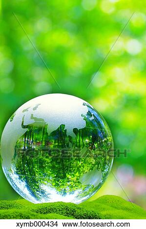 Glass globe in a park View Large Photo Image Picture - Glass globe in a park. Fotosearch