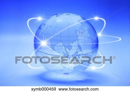 Glass globe View Large Photo Image Stock Photo - Glass globe. Fotosearch