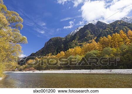 Stock Image - Nagano Prefecture, Japan. Fotosearch