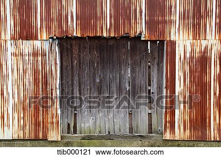 Stock Image - Rusted wall. Fotosearch