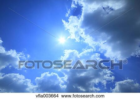 Picture - Sky with clouds. Fotosearch