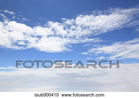 Stock Image - Sky with clouds. Fotosearch