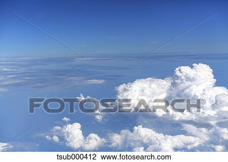 Stock Image - Sky with clouds. Fotosearch