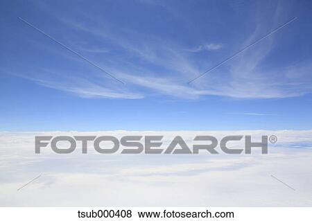 Stock Photo - Sky with clouds. Fotosearch
