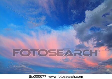 Stock Photo - Sky with clouds. Fotosearch