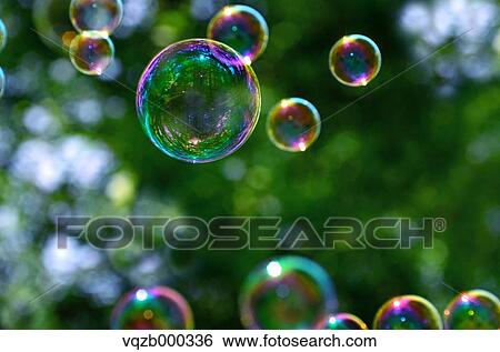 Soap bubbles in a park View Large Photo Image Stock Photograph - Soap bubbles in a park. Fotosearch