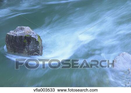Stock Image - Water stream. Fotosearch