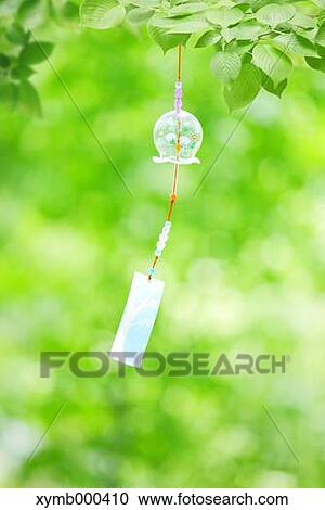 Stock Image - Wind chime in a park. Fotosearch