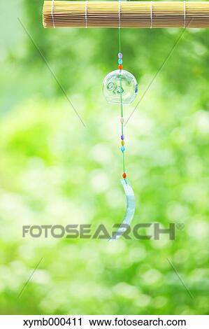 Stock Image - Wind chime in a park. Fotosearch
