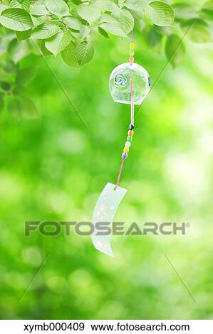 Stock Photo - Wind chime in a park. Fotosearch