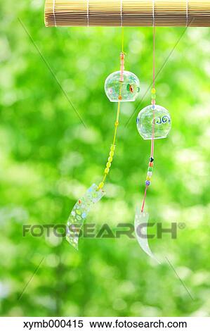 Stock Photography - Wind chimes in a park. Fotosearch