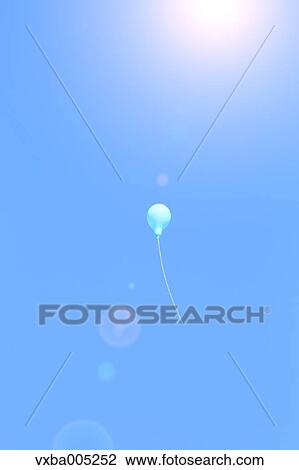 Balloon And Blue Sky View Large Photo Image Stock Image - Balloon And Blue Sky. Fotosearch