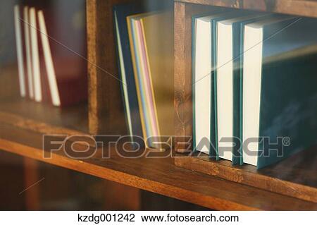 Stock Image - Bookshelf. Fotosearch