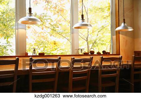 Stock Image - Cafe Interior. Fotosearch