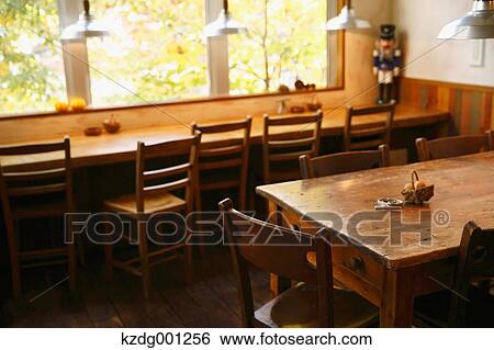 Stock Photograph - Cafe Interior. Fotosearch