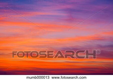 Stock Image - Clouded Sky. Fotosearch