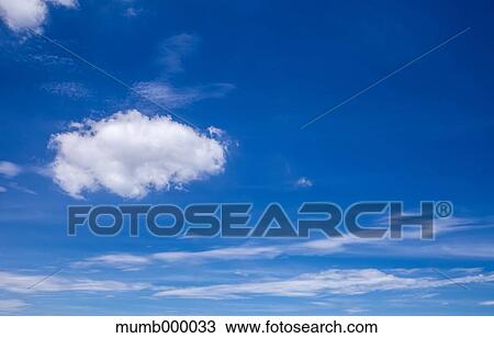 Stock Image - Clouded Sky. Fotosearch