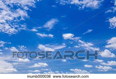Stock Photo - Clouded Sky. Fotosearch
