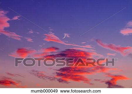 Stock Photo - Clouded Sky. Fotosearch
