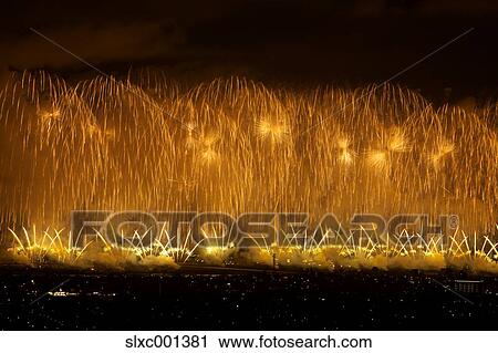 Stock Image - Fireworks. Fotosearch