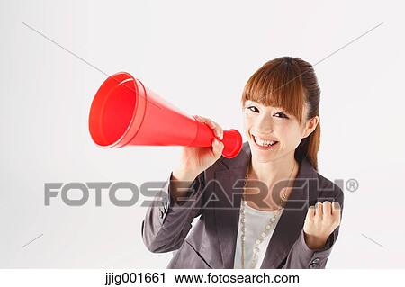 Half length portrait of Japanese young businesswoman against white background View Large Photo Image Stock Image - Half length portrait of Japanese young businesswoman against white background. Fotosearch