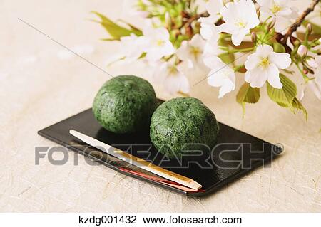 Stock Image - Japanese confectionery. Fotosearch