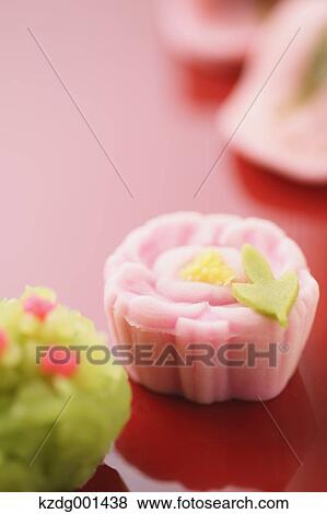 Stock Photo - Japanese confectionery. Fotosearch