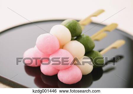 Stock Photograph - Japanese confectionery. Fotosearch