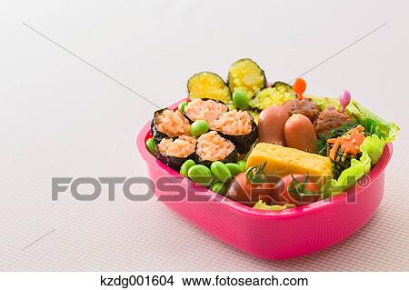 Japanese style bento lunch box View Large Photo Image Picture - Japanese style bento lunch box. Fotosearch