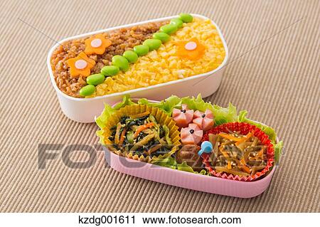 Japanese style bento lunch box View Large Photo Image Stock Image - Japanese style bento lunch box. Fotosearch
