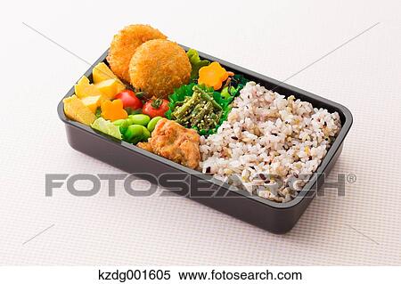 Stock Photography - Japanese style bento lunch box. Fotosearch