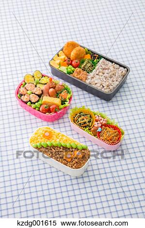 Japanese style bento lunch box View Large Photo Image Stock Photography - Japanese style bento lunch box. Fotosearch
