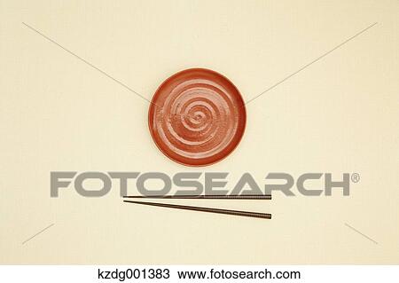 Stock Image - Japanese style tableware. Fotosearch