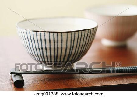 Stock Photo - Japanese style tableware. Fotosearch
