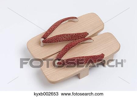 Japanese style wooden clogs View Large Photo Image Stock Image - Japanese style wooden clogs. Fotosearch