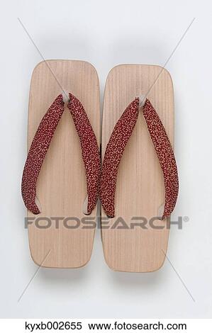 Japanese style wooden clogs View Large Photo Image Stock Photography - Japanese style wooden clogs. Fotosearch