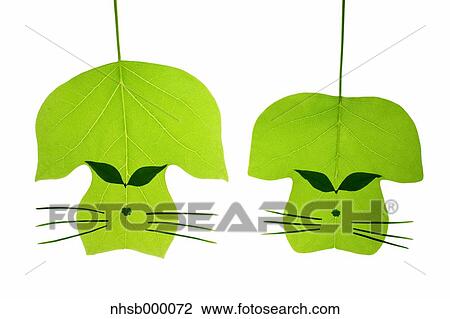 Stock Image - Leaf characters. Fotosearch