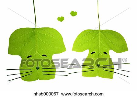 Stock Photo - Leaf characters. Fotosearch