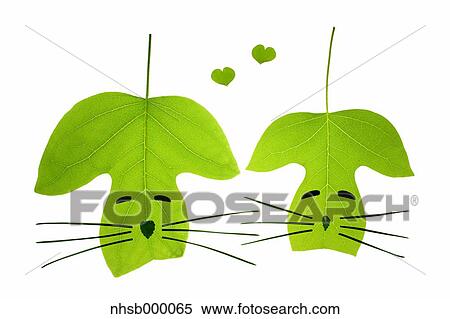 Stock Photography - Leaf characters. Fotosearch