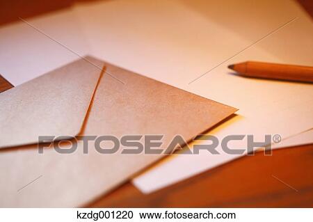 Letters And Pencil On Wooden Table View Large Photo Image Stock Image - Letters And Pencil On Wooden Table. Fotosearch