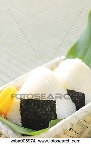Onigiri rice balls View Large Photo Image Picture - Onigiri rice balls. Fotosearch