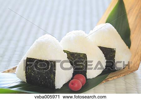 Onigiri rice balls View Large Photo Image Stock Image - Onigiri rice balls. Fotosearch