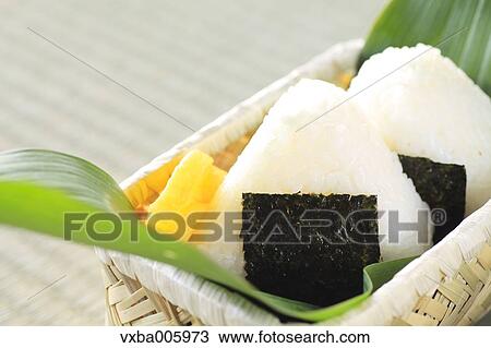 Onigiri rice balls View Large Photo Image Stock Image - Onigiri rice balls. Fotosearch