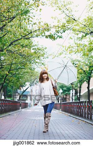 Portrait of young Japanese woman in a park View Large Photo Image Stock Image - Portrait of young Japanese woman in a park. Fotosearch