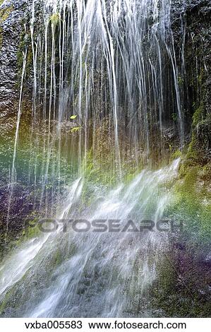 Stock Image - Sanbon Waterfall. Fotosearch