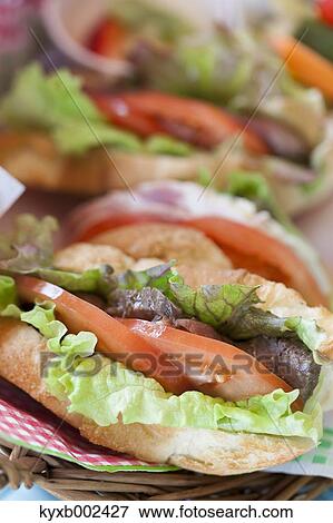 Stock Photo - Sandwiches. Fotosearch