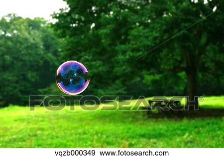 Soap Bubble In A Park View Large Photo Image Stock Photo - Soap Bubble In A Park. Fotosearch